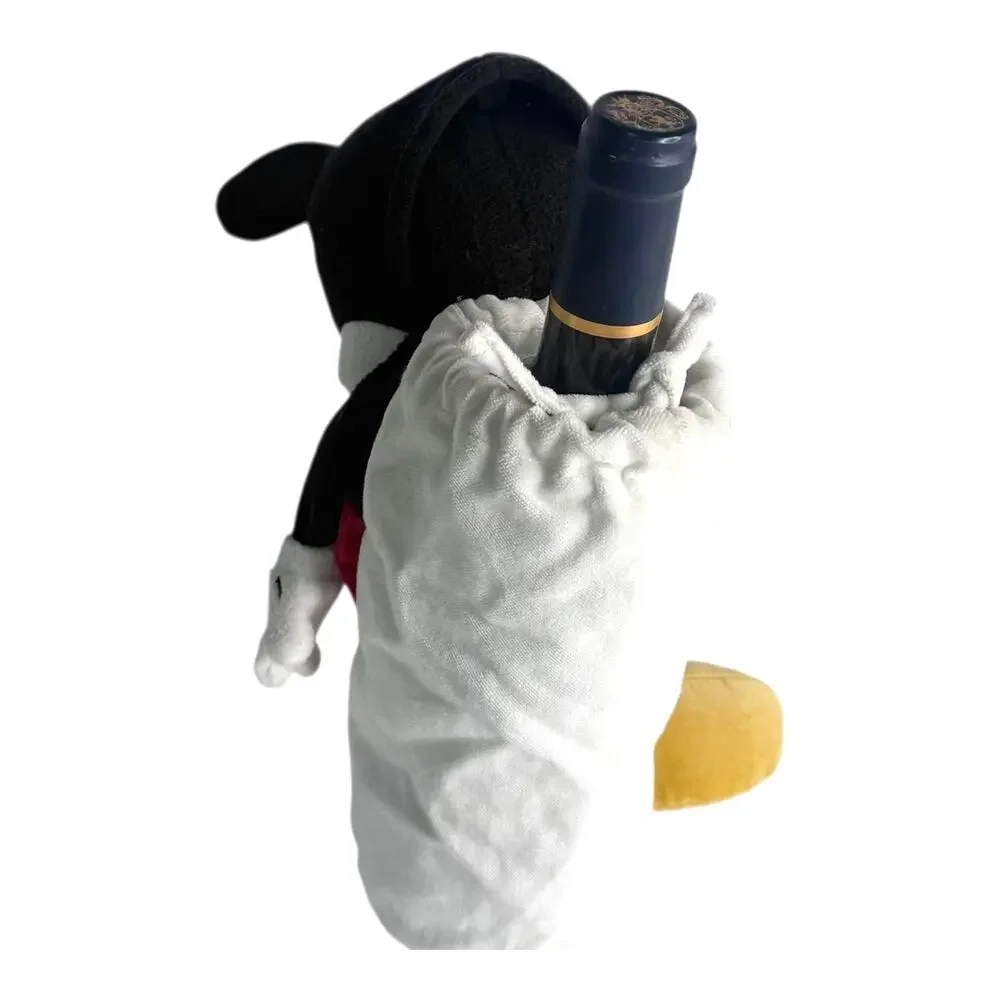 Disney Mickey Mouse Bottle Holder Wine Whiskey Gift Bag Velvet 16